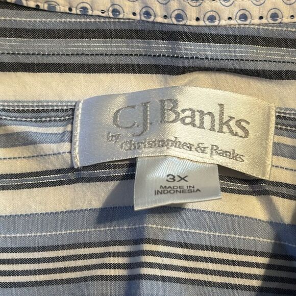 C J BANKS‎ blouse- size 3X - Picture 4 of 8